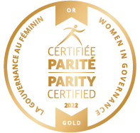 Logo certification parité niveau or